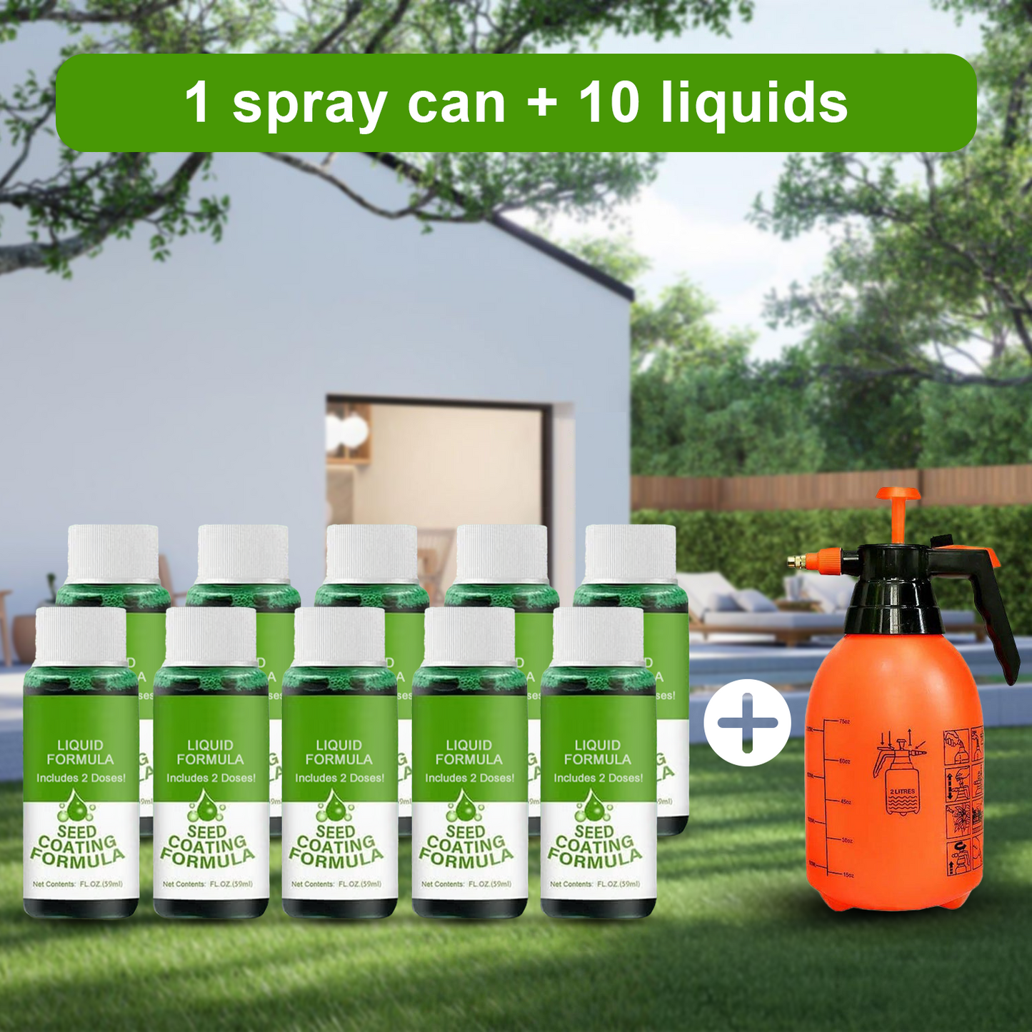 🌱🔥Last Day 73% OFF🌱Hydro Seeding Lawn Solution🌱