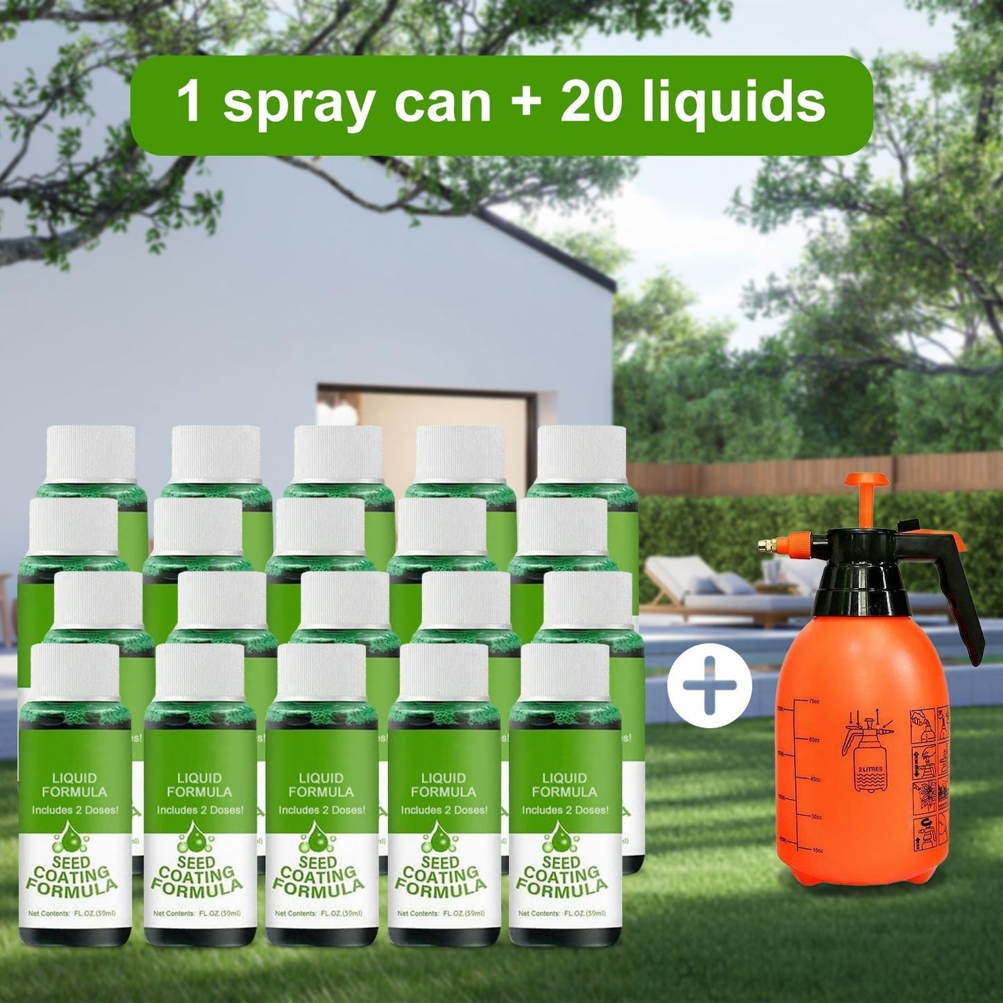 🌱🔥Last Day 73% OFF🌱Hydro Seeding Lawn Solution🌱