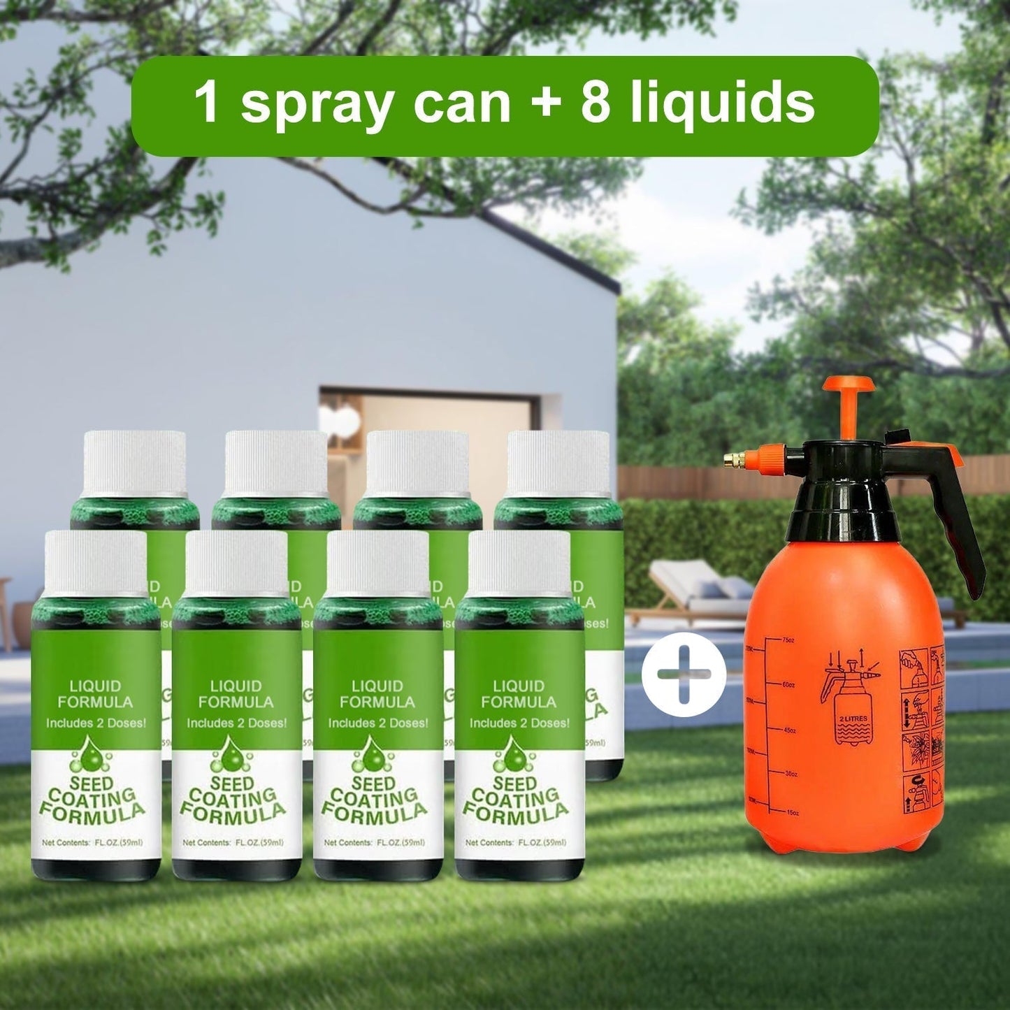 🌱🔥Last Day 73% OFF🌱Hydro Seeding Lawn Solution🌱