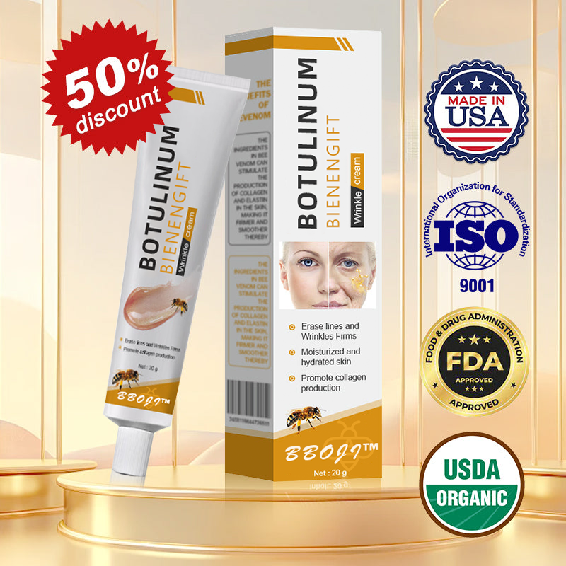 ⭐🌙🔥👨‍⚕️💐Made and Shipped from the USA✅ BBOJI™ Botulinum Bienengift Wrinkle Removal Cream-Last Day Promotion 70% OFF