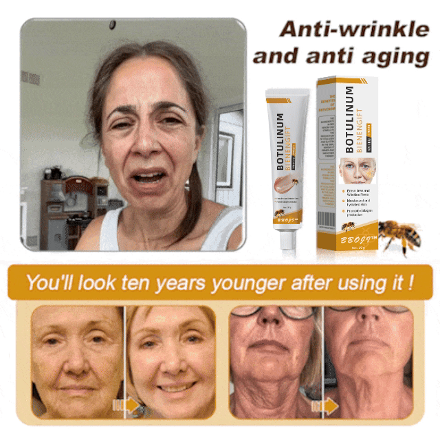 ⭐🌙🔥👨‍⚕️💐Made and Shipped from the USA✅ BBOJI™ Botulinum Bienengift Wrinkle Removal Cream-Last Day Promotion 70% OFF