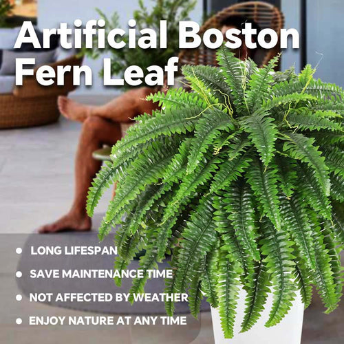 🌱🔥Last Day 75% OFF--🌿UV Resistant Lifelike Artificial Boston Fern