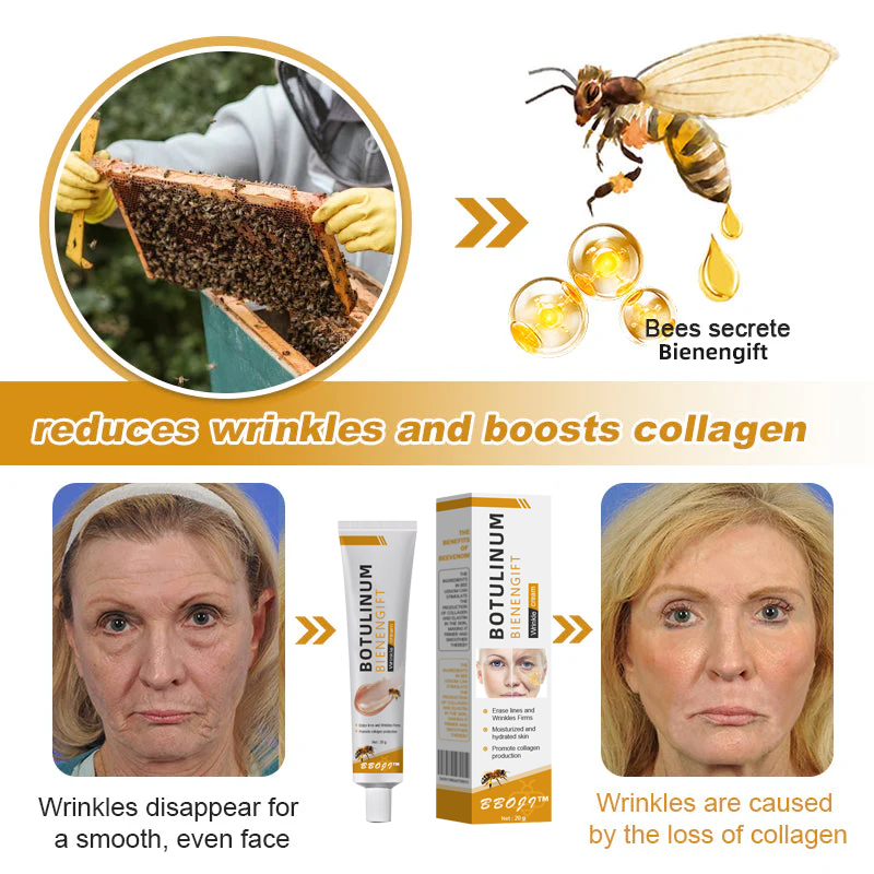 ⭐🌙🔥👨‍⚕️💐Made and Shipped from the USA✅ BBOJI™ Botulinum Bienengift Wrinkle Removal Cream-Last Day Promotion 70% OFF