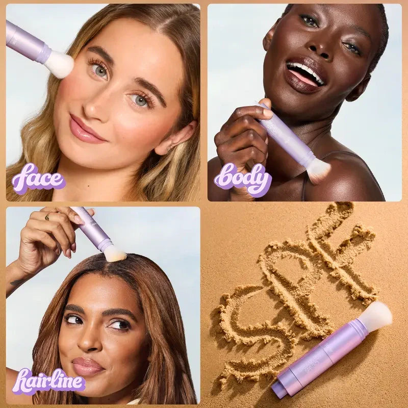 CC color-correcting tinted serum + creaseless SPF 30 mineral setting powder