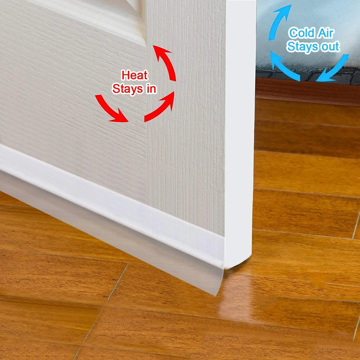 16.4Ft Door Weather Stripping (1.38in Width) Insect, Dust for Bathroom Door Window