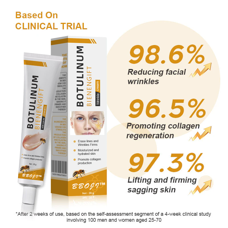 ⭐🌙🔥👨‍⚕️💐Made and Shipped from the USA✅ BBOJI™ Botulinum Bienengift Wrinkle Removal Cream-Last Day Promotion 70% OFF